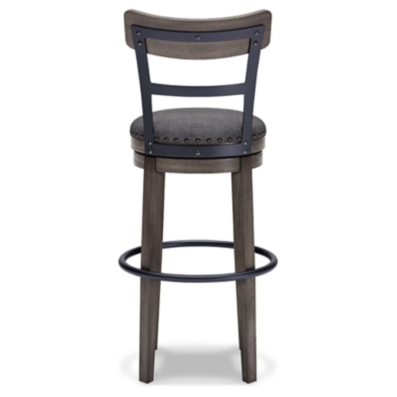 Gray Caitbrook Tall Upholstered Swivel Barstool(1/CN)