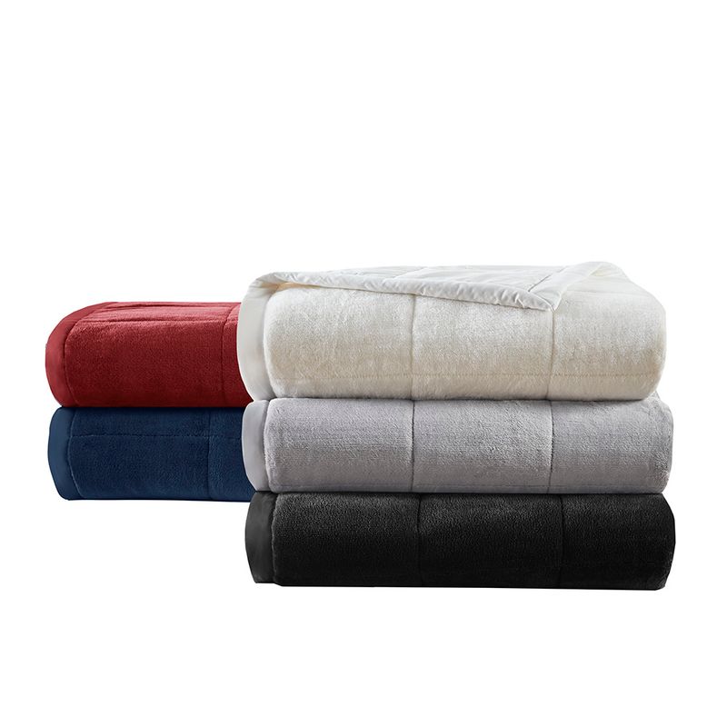 Black Coleman Reversible HeiQ Smart Temperature Down Alternative Blanket Twin/Twin XL