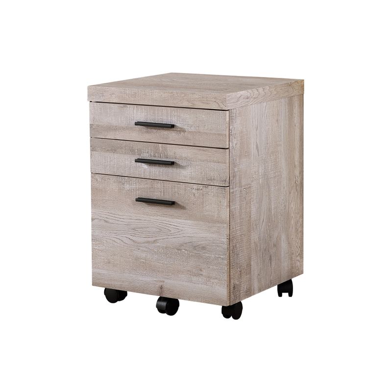 File Cabinet/ Rolling Mobile/ Storage Drawers/ Printer Stand/ Office/ Work/ Laminate/ Beige/ Contemporary/ Modern