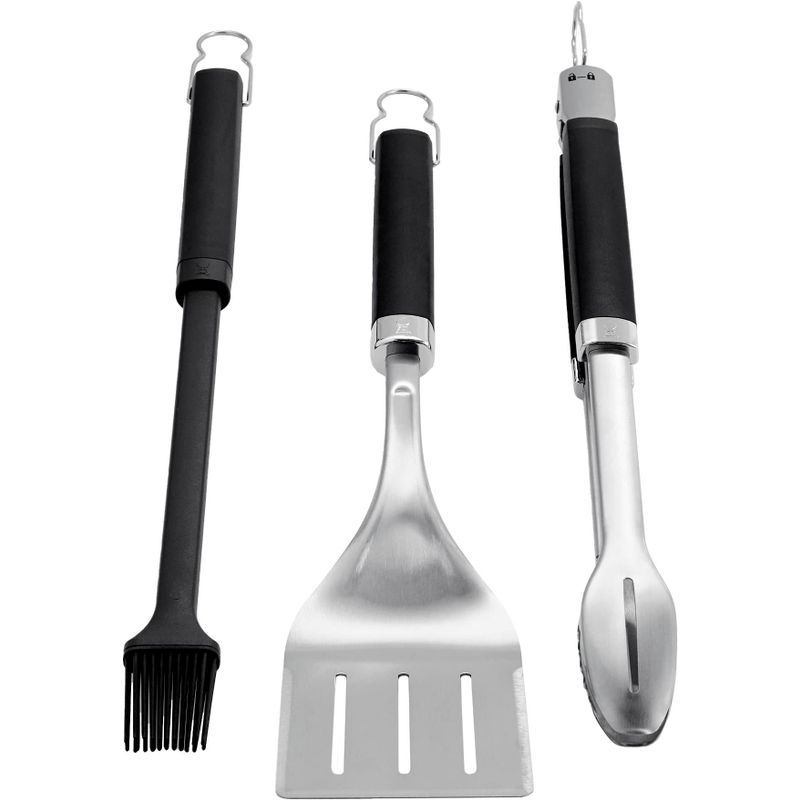 Weber - Precision 3-Piece Grill Tool Set - Black