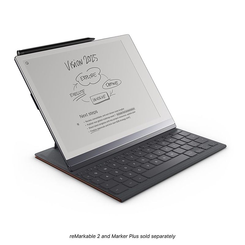 reMarkable 2 - Type Folio Keyboard for your Paper Tablet - Sepia Brown