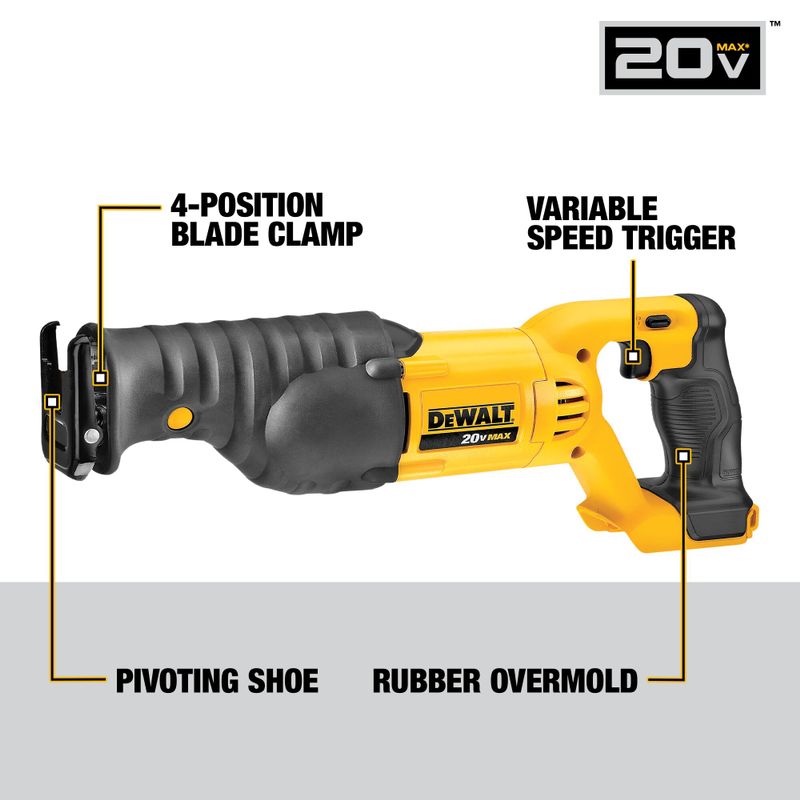 DeWalt - 20V MAX Cordless Reciprocating Saw -Tool Only