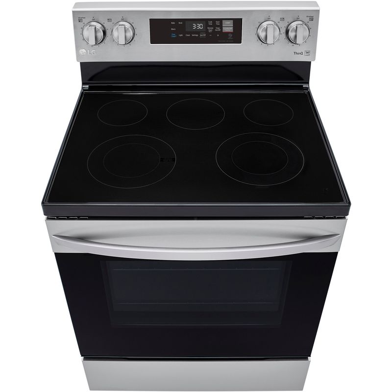 LG 6.3-Cu. Ft. Electric Smart Range with EasyClean, Stainless Steel