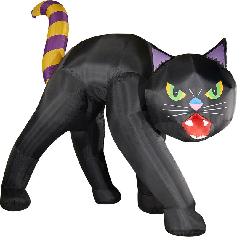 20-Ft. Outdoor Inflatable Black Cat with Lights