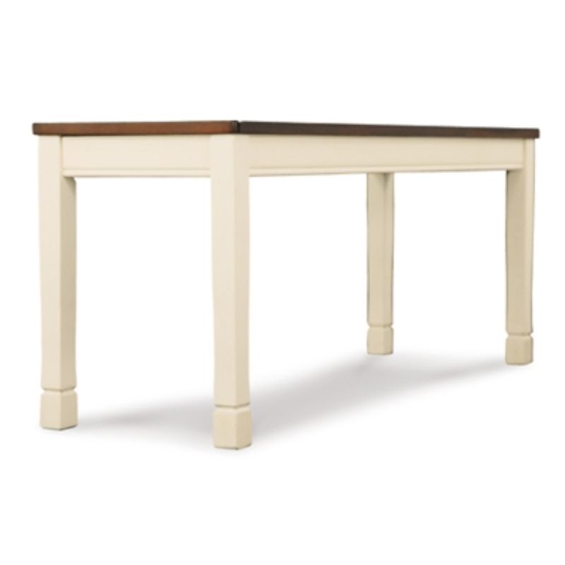 Brown/Cottage White Whitesburg Large Dining Room Bench