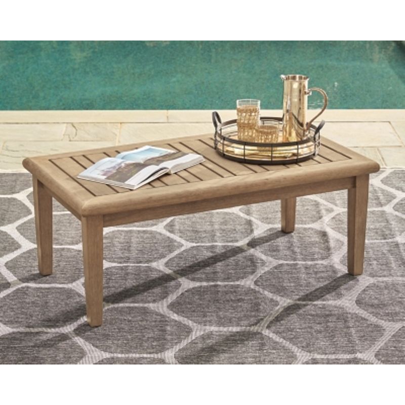 Grayish Brown Gerianne Rectangular Cocktail Table