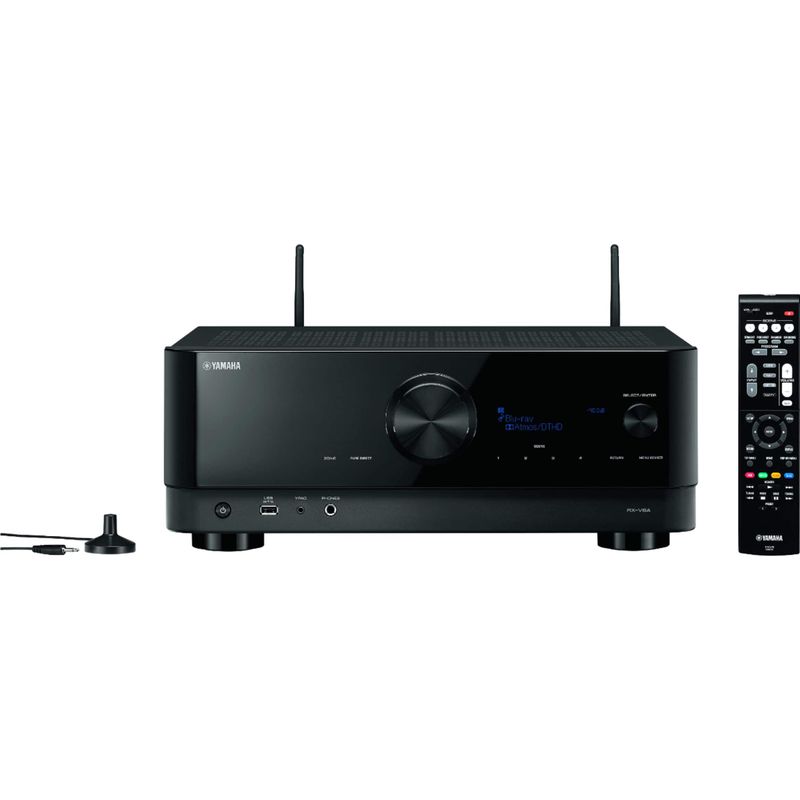Yamaha - RX-V6A 7.2-channel AV Receiver with 8K HDMI and MusicCast - Black