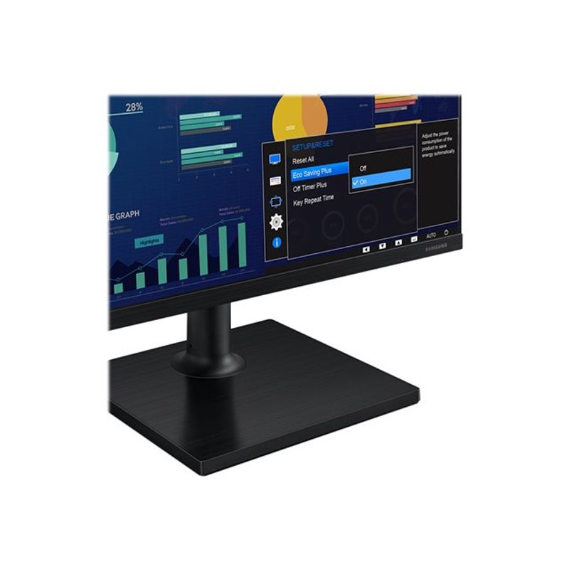 Samsung F24T454GYN - FT45 Series - LED monitor - Full HD (1080p) - 24
