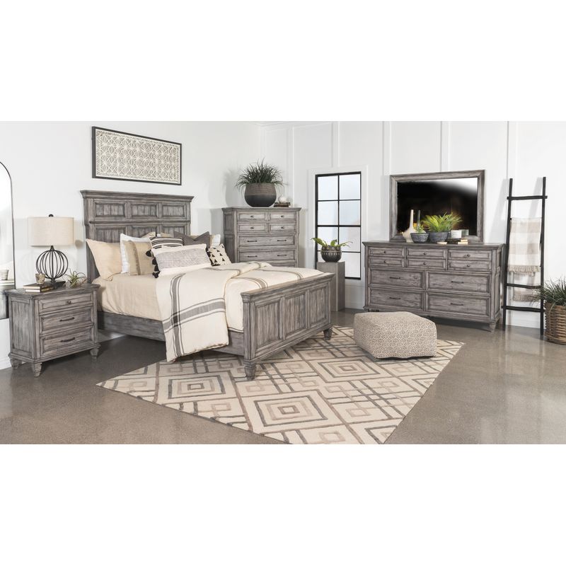 Avenue Rectangular Dresser Mirror Grey