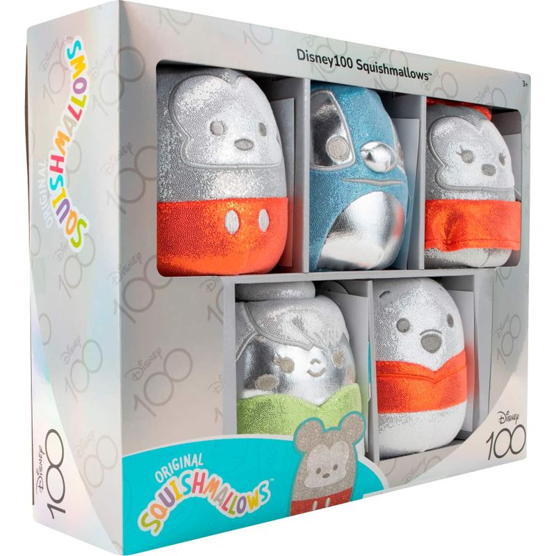 Jazwares - Disney 100 Original Squishmallows 5 Pack - 5" Plush