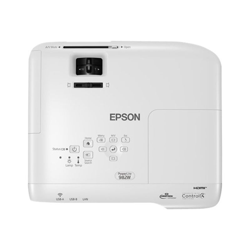 Epson PowerLite 982W - 3LCD projector - LAN