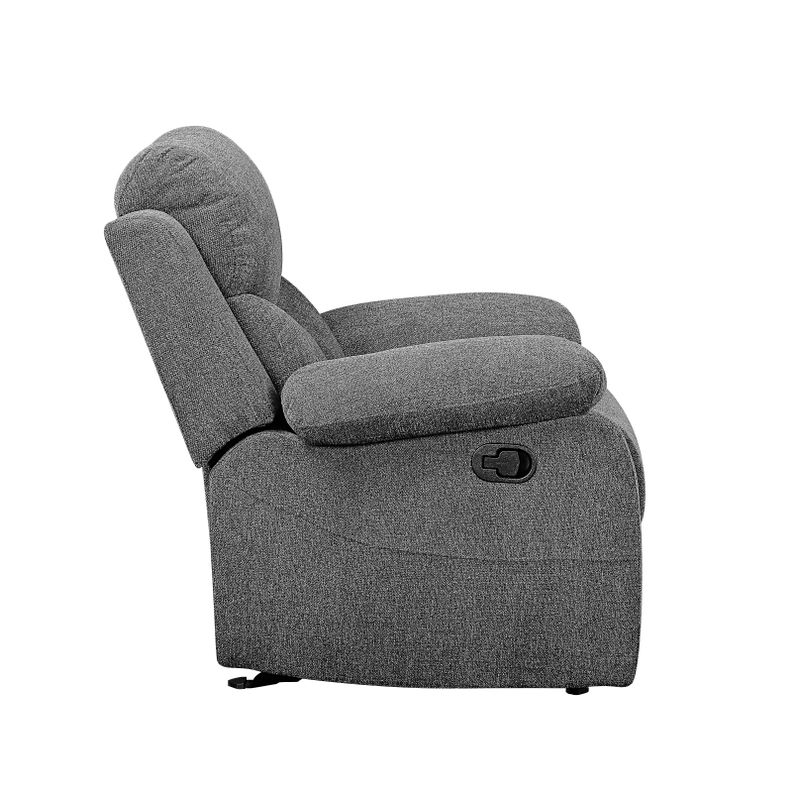 ACME Kalen Motion Glider Recliner, Gray Chenille