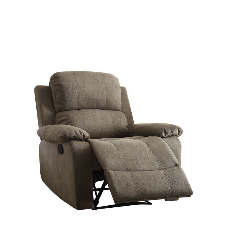 ACME Bina Motion Recliner, Gray Polished Microfiber