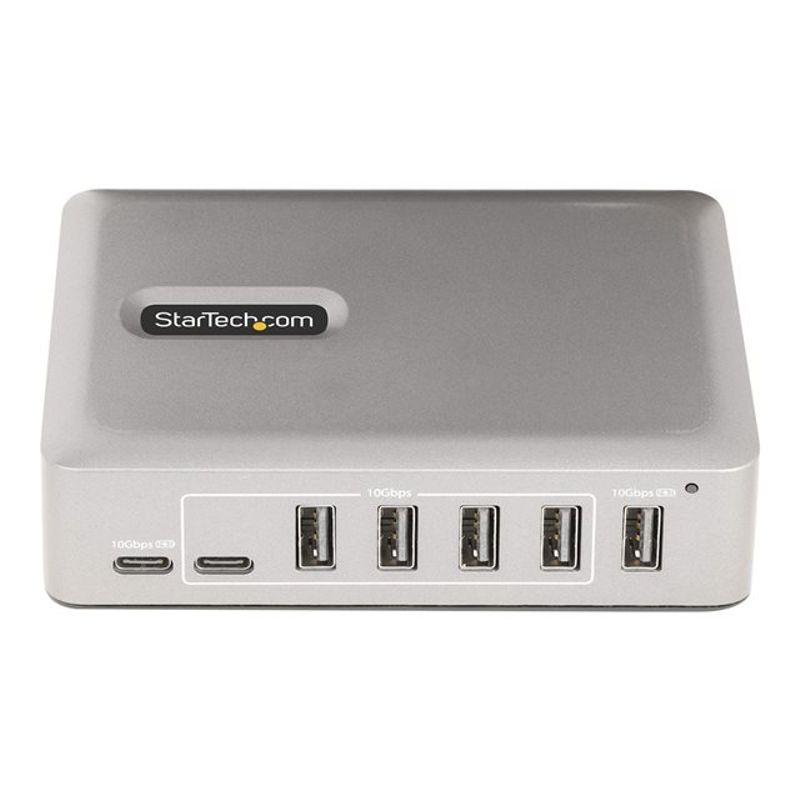 StarTech.com 7-Port USB-C Hub 5x USB-A + 2x USB-C Self-Powered w/ 65W Power Supply USB 3.1 10Gbps Hub w/ BC1.2 Charging Desktop/Laptop USB H