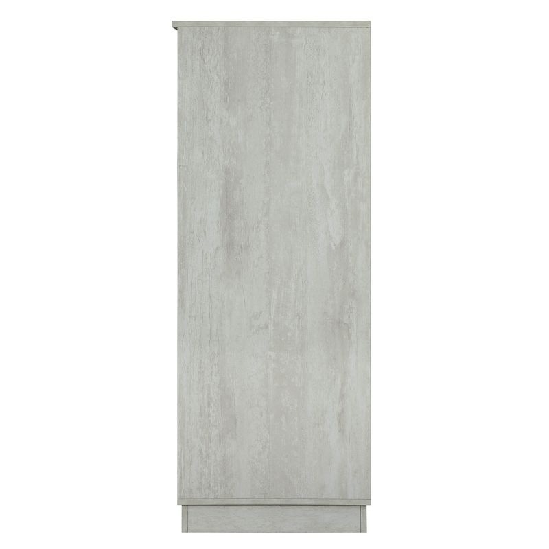 ACME Wiesta Wine Cabinet, Antique White
