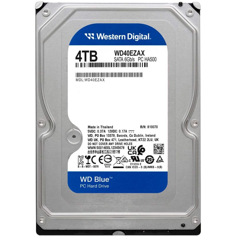 WD - Blue 4TB PC Internal Hard Drive for Desktops