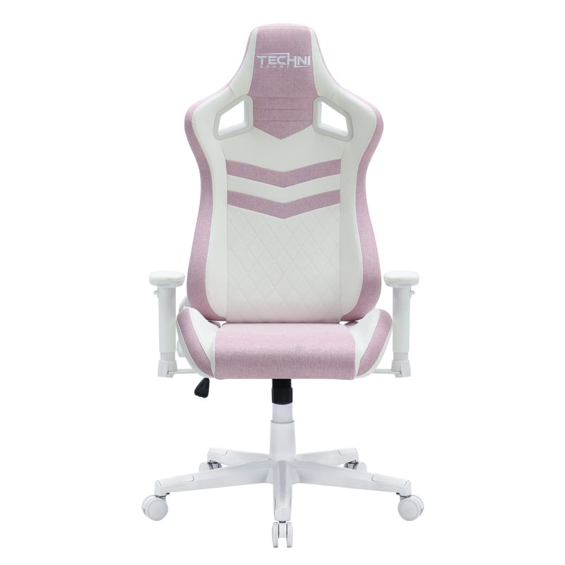 Ergonomic Pastel Gaming Chair, Pink