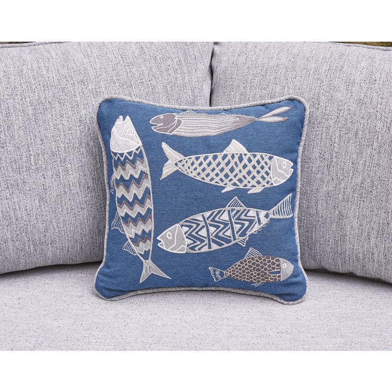 Naples Beach Outdoor Right and Left-arm Facing Loveseat with Cushion (Set of 2)