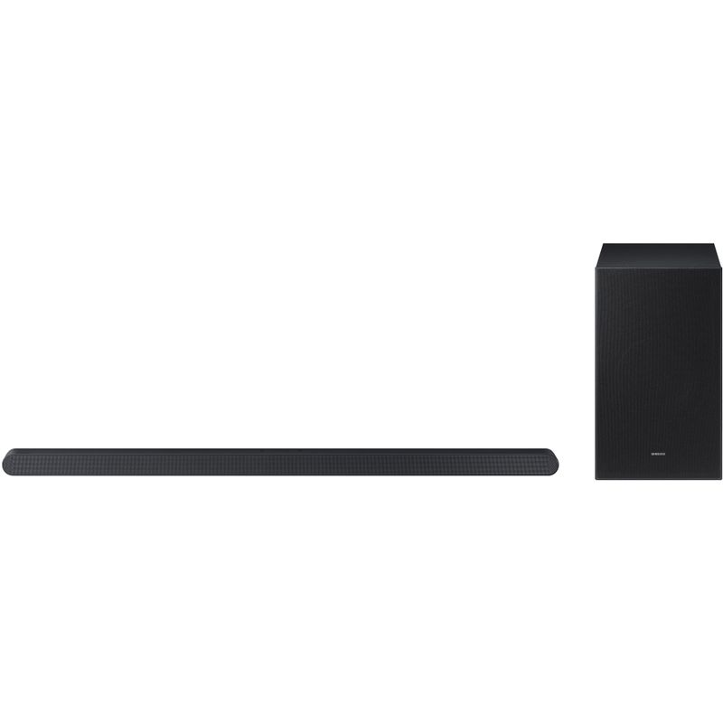 Samsung - HW-S700D 3.1 Channel S-Series Soundbar with Wireless Subwoofer, Dolby Atmos and Q-Symphony - Titan Black