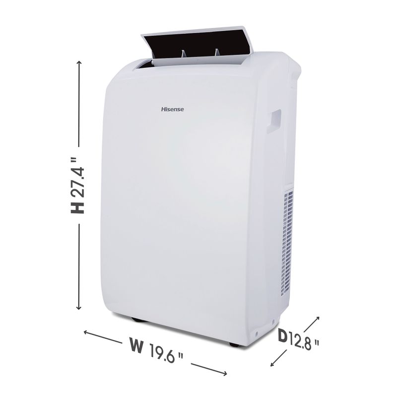 8,000 BTU Smart Portable Air Conditioner with Wi-fi and Remote Control