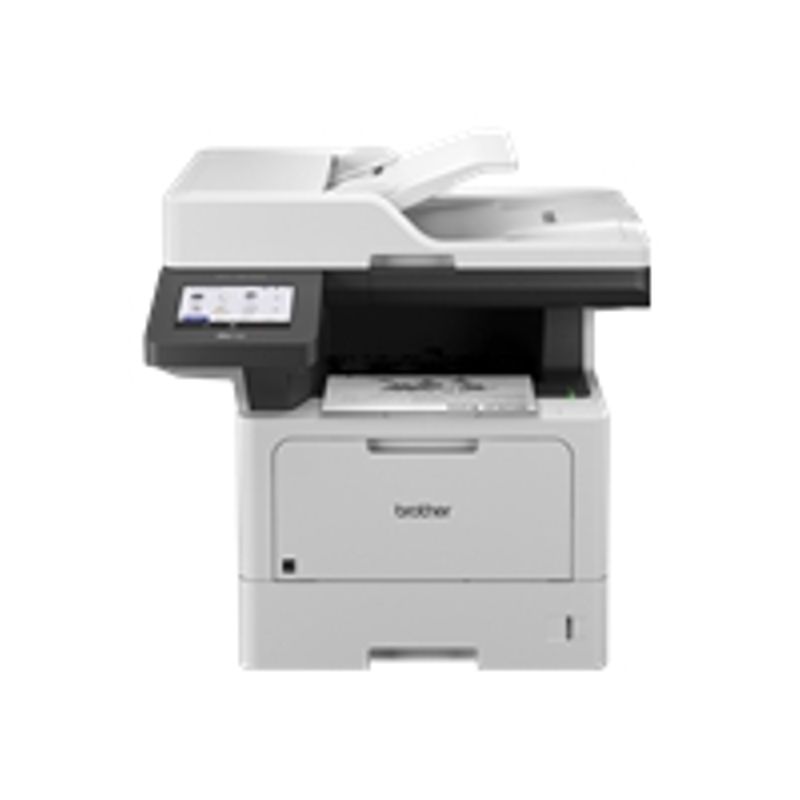 Brother - MFC-L5915DW Wireless Black-and-White All-in-One Laser Printer with Duplex Print, Scan, and Copy - Grey/Black