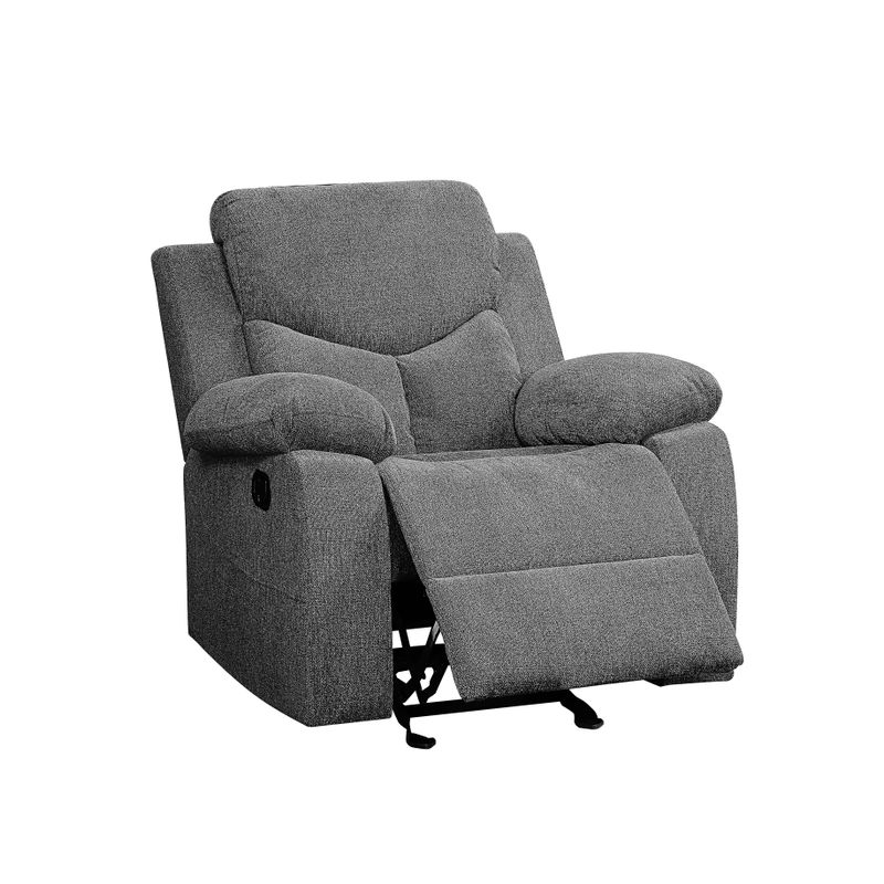 ACME Kalen Motion Glider Recliner, Gray Chenille