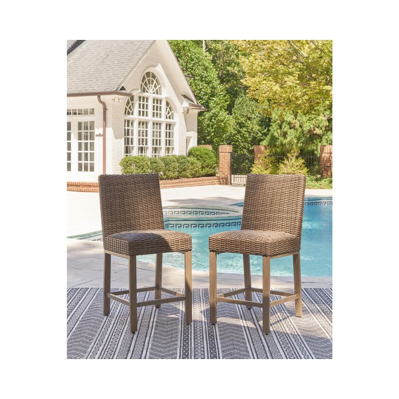 Walton Bridge Outdoor Bar Stool (Set of 2)
