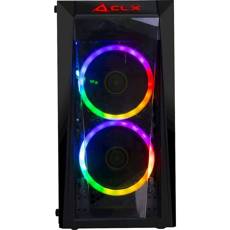 CLX - SET Gaming Desktop - AMD Ryzen 5 3600 - 16GB Memory - NVIDIA GeForce GTX 1660 - 960GB Solid State Drive - Black/RGB