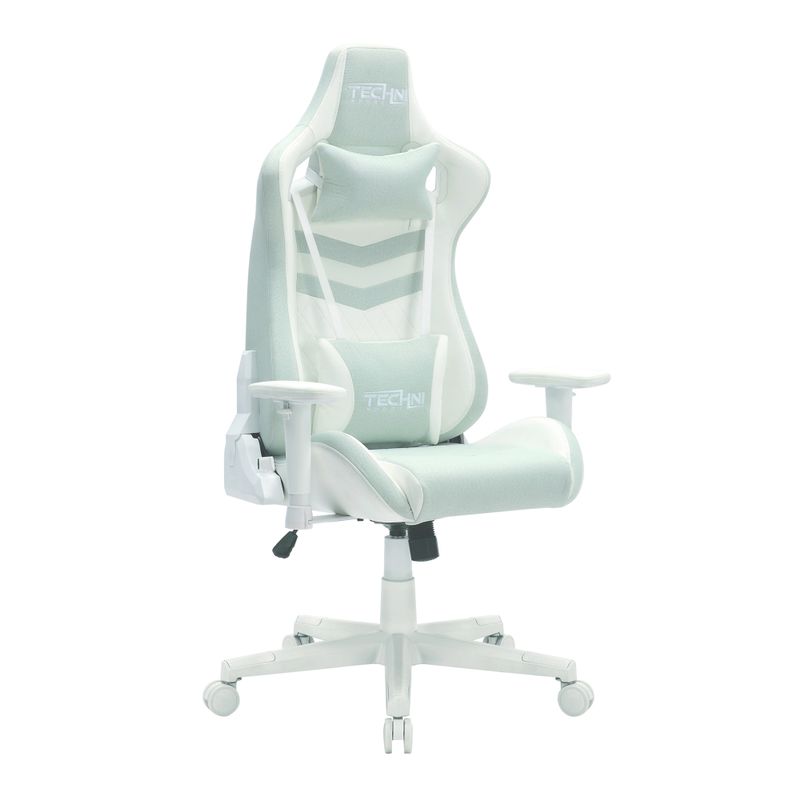 Ergonomic Pastel Gaming Chair, Mint