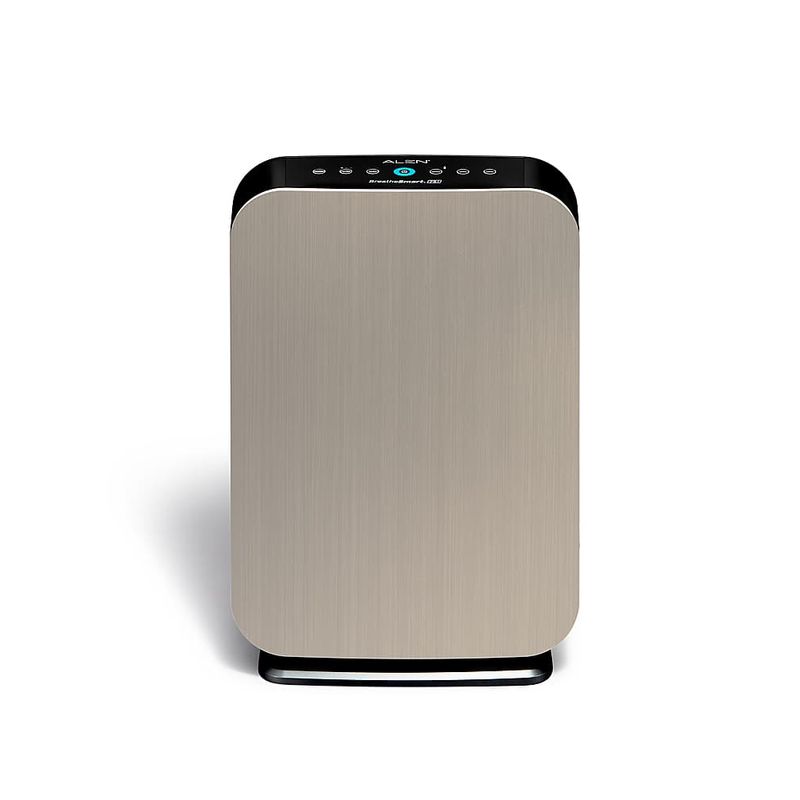 Alen - BreatheSmart 75i 1300 SqFt Air Purifier with Pure HEPA Filter for Allergens, Dust & Mold - Brushed Stainless