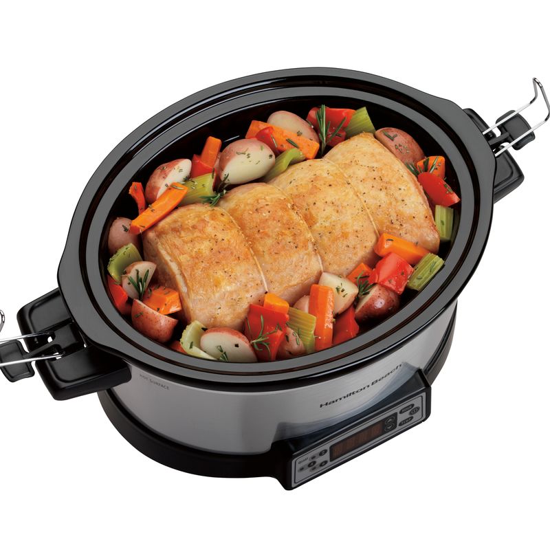 Hamilton Beach - FlexCook 6 Qt Stay Or Go Slow Cooker
