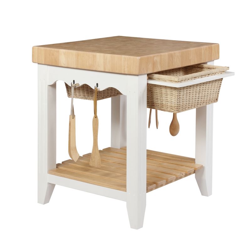 Lincoln Kitchen Island White