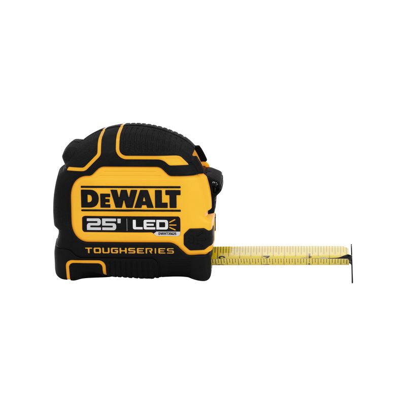 DeWalt - TOUGHSERIES 25ft Lighted Tape Measure