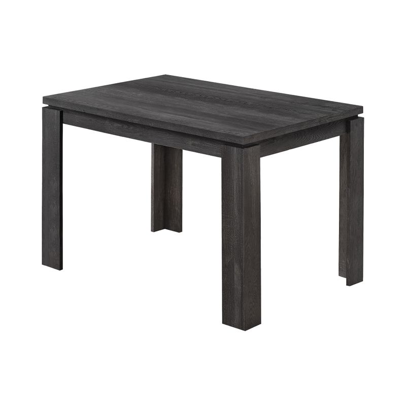 Dining Table - 32"X 48" / Black Reclaimed Wood-Look