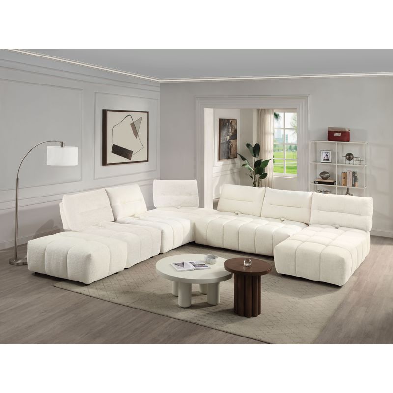 ACME Loanna Modular - Wedge in Beige Linen