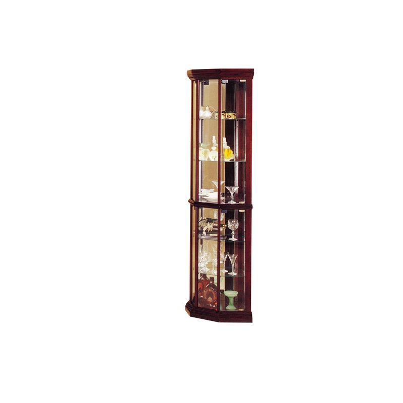 ACME Huxley Curio Cabinet (Corner), Cherry