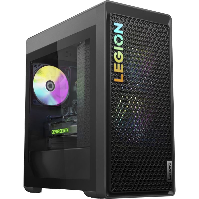 Lenovo - Legion Tower 5i Gaming Desktop - Intel Core i5 14400F - 16GB Memory - NVIDIA GeForce RTX 4060 - 1TB SSD - Storm Grey