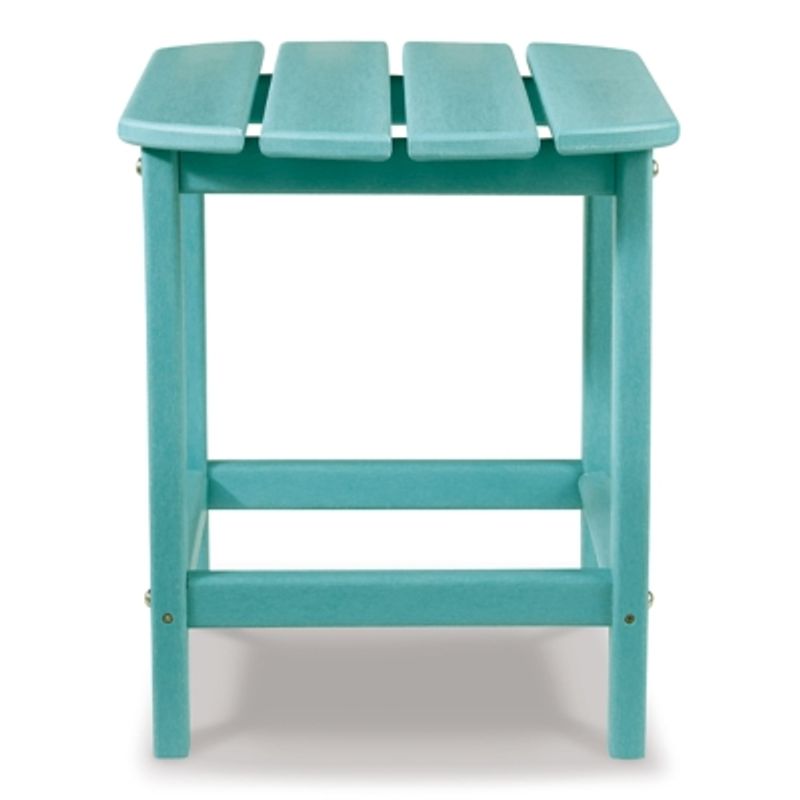 Turquoise Sundown Treasure Rectangular End Table