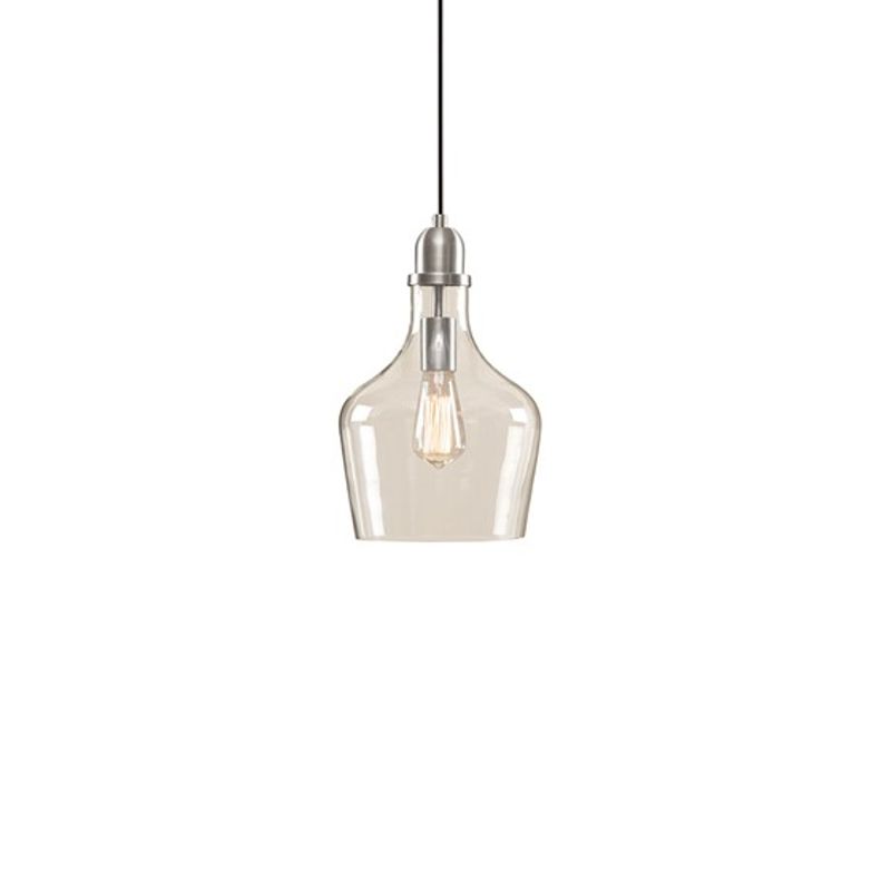 Auburn Bell Shaped Glass Pendant