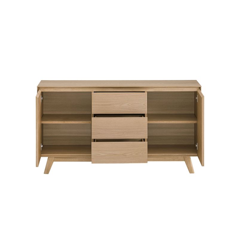 ACME Kasem Server, Oak Finish