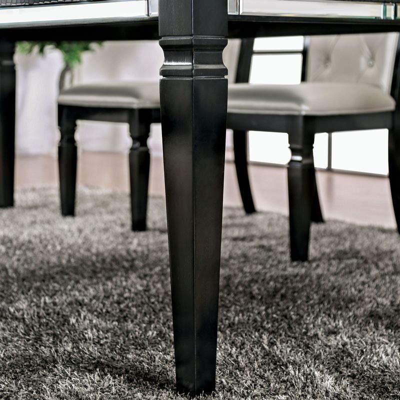 Contemporary 84-inch Dining Table in Black