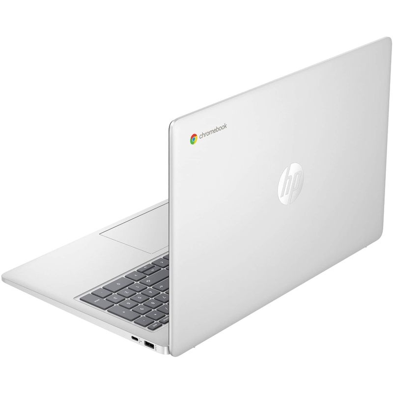 HP - 15.6" Chromebook Laptop - Intel Processor N200 - 8GB Memory - 64GB eMMC - Natural Silver