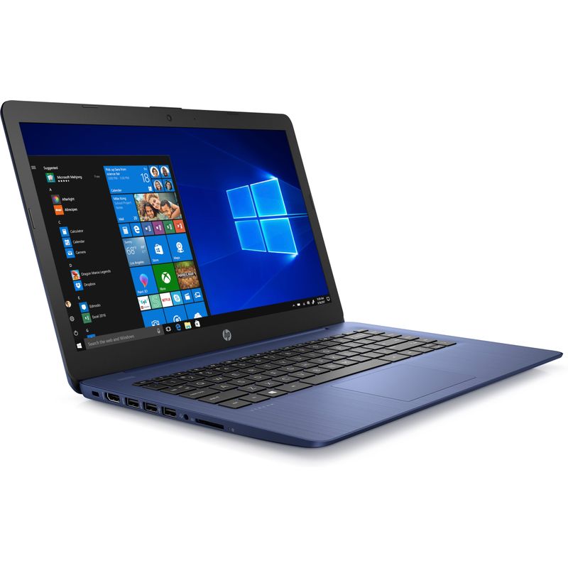 HP 14-CB Stream 14" Intel Celeron N4000 1.1GHz 4GB RAM 64GB eMMC Bluetooth Webcam Windows 10 Home Blue(Refurbished)