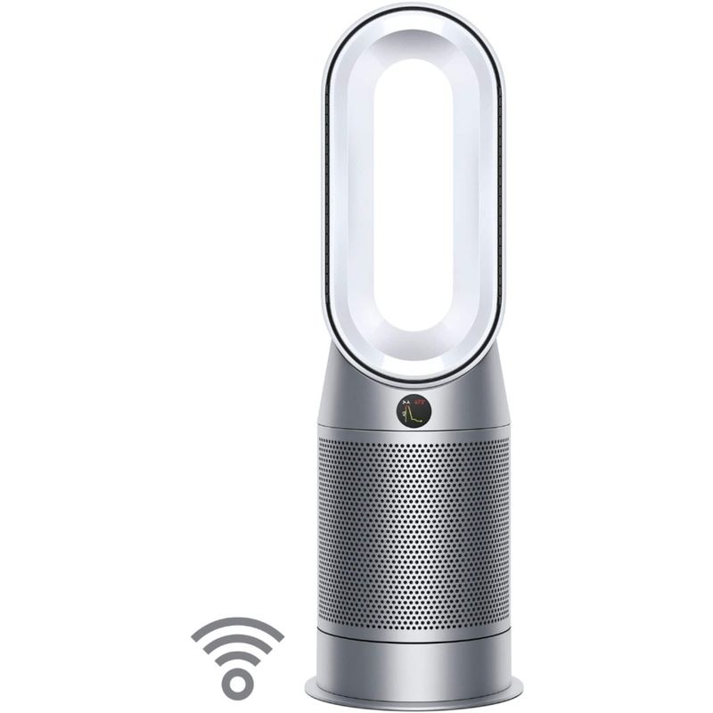 Dyson - Purifier Hot+Cool - HP07 - Smart Tower Air Purifier, Heater and Fan - White/Silver