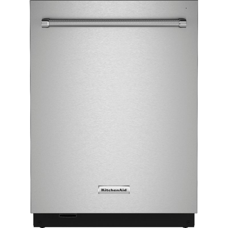 KitchenAid - 24" Top Control Built-In Stainless Steel Tub Dishwasher with 3rd Rack, Fan-Enabled ProDry, 44 dBA - Stainless Steel