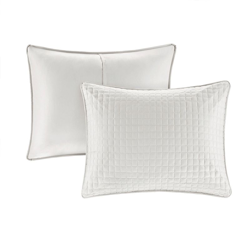 Grey Otto 3 Piece Reversible Quilt Set Full/Queen