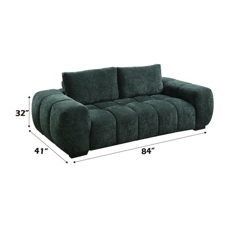 ACME Ferrand Sofa in Green Chenille
