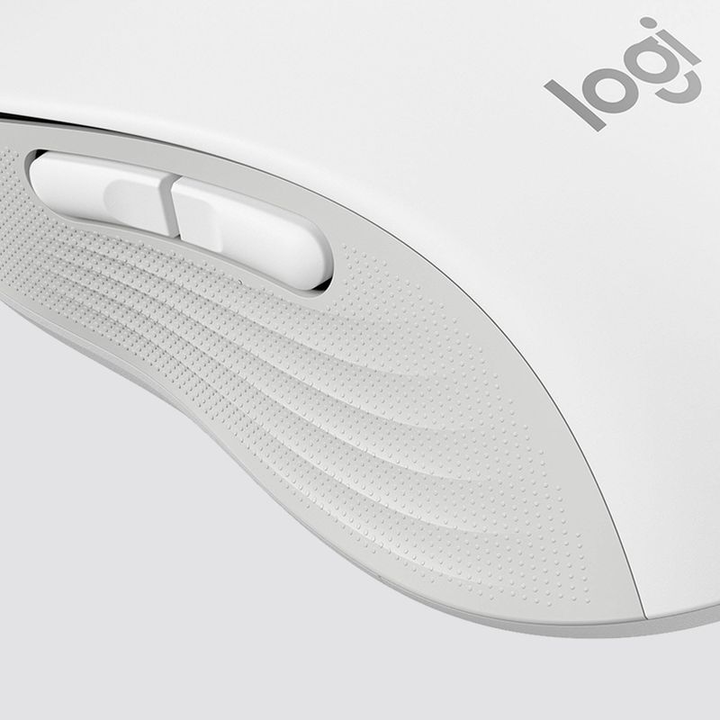 Logitech - Signature M650 Wireless Optical Mouse with Silent Clicks - Wireless - Off-White