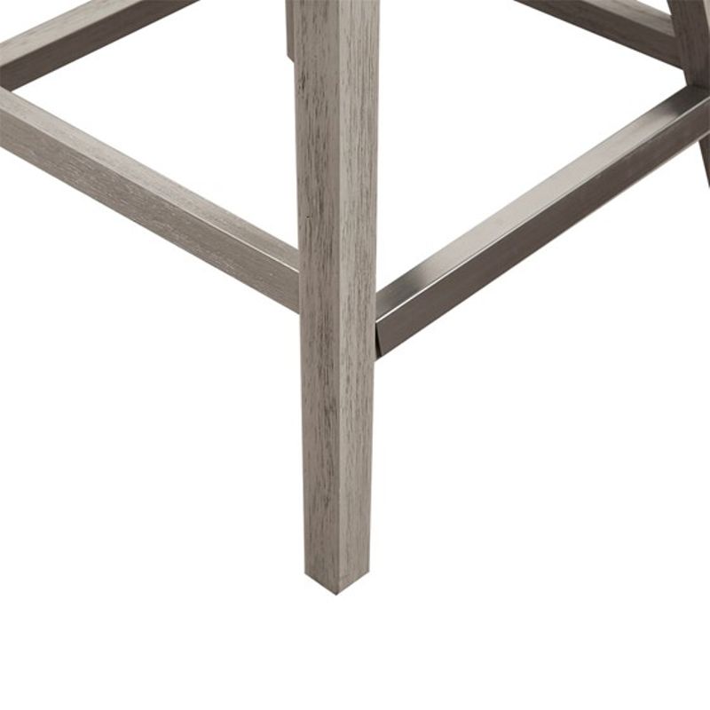 Charcoal Emmett 25.75" Swivel Counter Stool