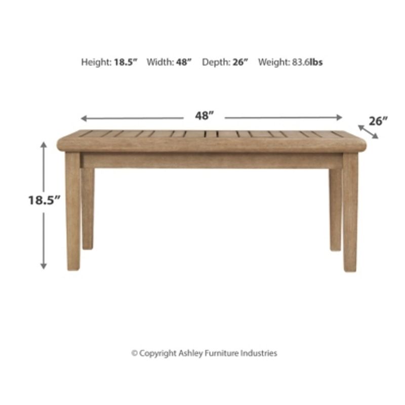 Grayish Brown Gerianne Rectangular Cocktail Table